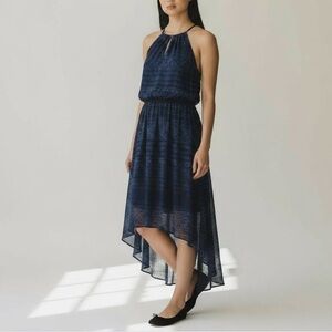 ~ Vintage Xhilaration Blue Black Dress Size Small S